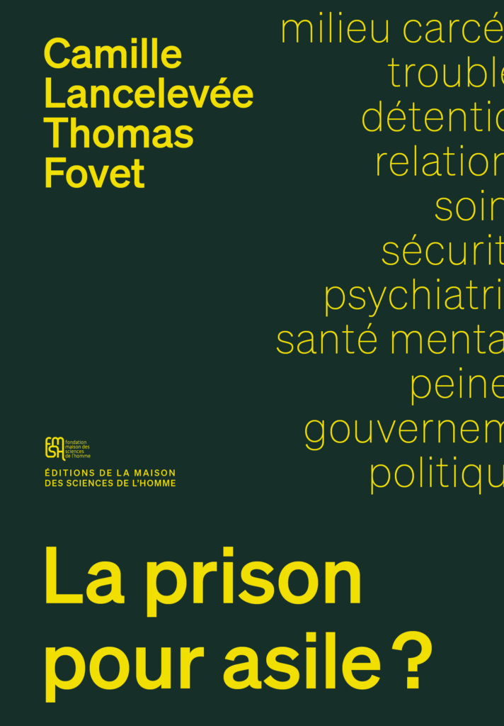 Livre "La prison pour asile ? Enquête sur la santé mentale en milieu carcéral"
