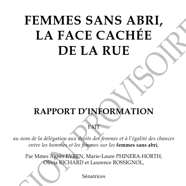 Femmes sans abri, la face cachée de la rue