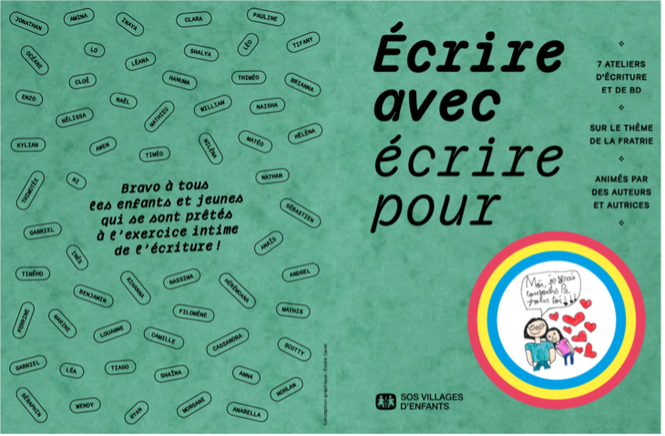 SOS Villages d'Enfants célèbre le 35ème anniversaire de la Convention internationale des droits de l'enfant avec « Écrire avec, écrire pour », un recueil de textes et de dessins sur le thème de la fratrie