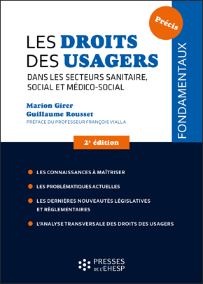 Livre "Les droits des usagers dans les secteurs sanitaire, social et médico-social"